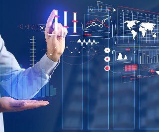 hands showing the power of financial charts